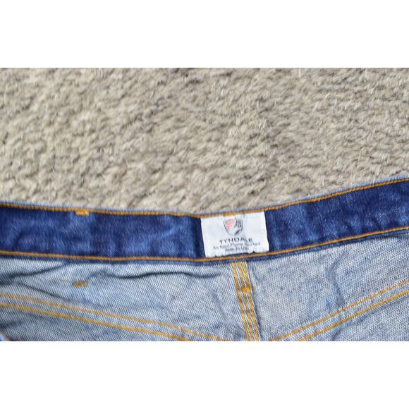 Tyndale FR Men's Blue Cotton Jeans 38x30 Straight Work Arc Rated Made in USA - Picture 4 of 6